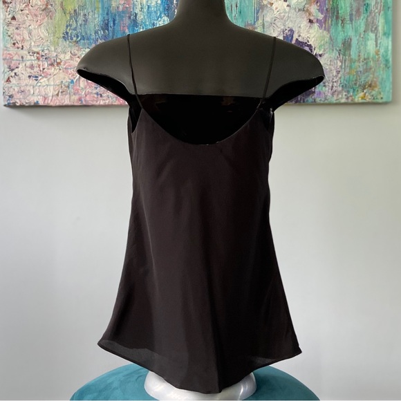 NWT Club Monaco Haldys Silk Camisole Black - Picture 3 of 5